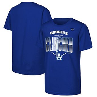 Youth Fanatics Royal Los Angeles Dodgers 2026 MLB Postseason Locker Room T-Shirt