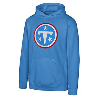 Youth Outerstuff Light Blue Tennessee Titans Prime Pullover Hoodie