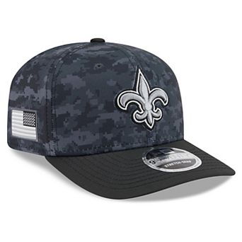 Youth New Era Black New Orleans Saints 2026 Salute To Service 9SEVENTY Adjustable Hat