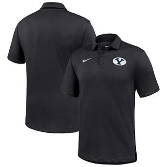 Men's Nike Black BYU Cougars Dri-FIT Tour Polo