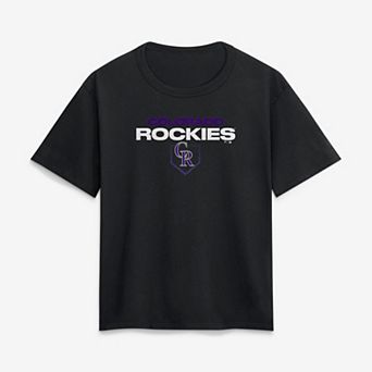Women's Fanatics Black Colorado Rockies Legacy T-Shirt
