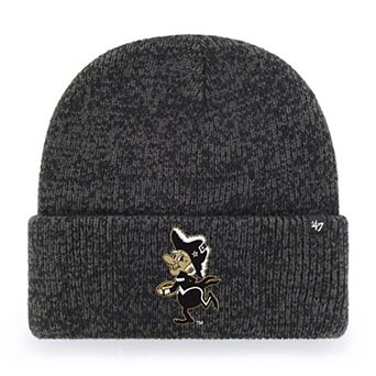 Unisex '47 Black Vanderbilt Commodores Brain Freeze Cuff Knit Hat