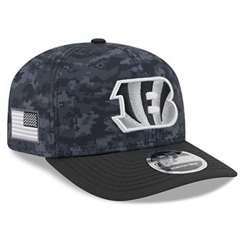 Youth New Era Black Cincinnati Bengals 2026 Salute To Service 9SEVENTY Adjustable Hat