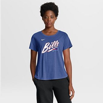 Women's Nike Royal Buffalo Bills Primetime Tri-Blend T-Shirt