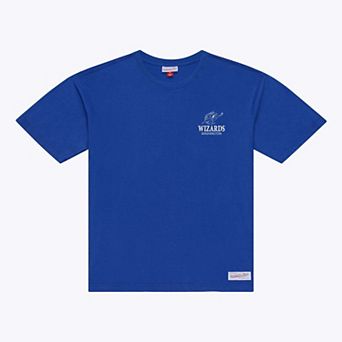 Men's Mitchell & Ness Blue Washington Wizards Core Essentials T-Shirt