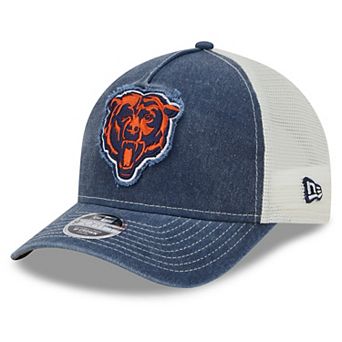Youth New Era Navy Chicago Bears Fan 9FORTY A-Frame Trucker Adjustable Hat