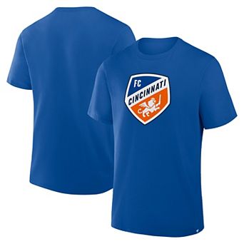 Men's Fanatics Blue FC Cincinnati Logo T-Shirt