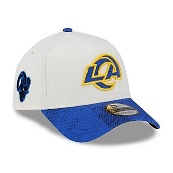 Men's New Era Cream Los Angeles Rams Rivalries Collection 9FORTY A-Frame Adjustable Hat