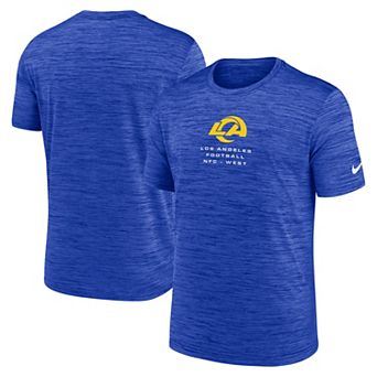 Men's Nike Royal Los Angeles Rams Velocity Ball Carrier Dri-FIT T-Shirt