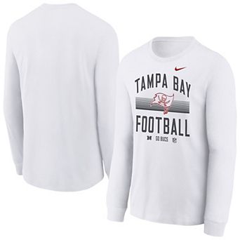 Youth Nike White Tampa Bay Buccaneers Essential Long Sleeve T-shirt
