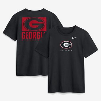 Men's Nike Black Georgia Bulldogs Courtside Dri-FIT T-Shirt