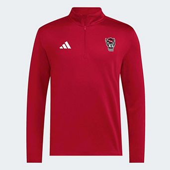 Men's adidas Red NC State Wolfpack 2026 Sideline Ultimate 365 Woven Quarter-Zip Pullover