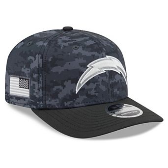 Youth New Era Black Los Angeles Chargers 2026 Salute To Service 9SEVENTY Adjustable Hat