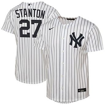 Youth Nike Giancarlo Stanton White New York Yankees Home Replica Jersey