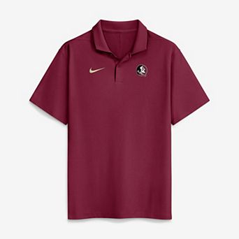 Men's Nike Garnet Florida State Seminoles Primetime Victory Plus Dri-FIT Polo