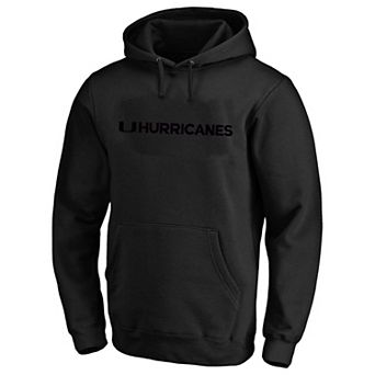 Men's Champion Black Miami Hurricanes Big & Tall Tonal Hoodie