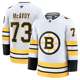 Men's Fanatics Charlie McAvoy White Boston Bruins Away Premium Jersey