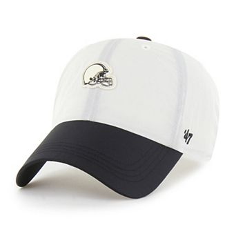 Men's '47 Cream Cleveland Browns Modernia Clean Up Adjustable Hat