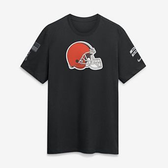 Men's Nike Black Cleveland Browns 2026 Salute to Service Slub T-Shirt
