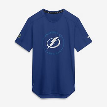 Men's Fanatics Blue Tampa Bay Lightning Authentic Pro Train Performance T-Shirt