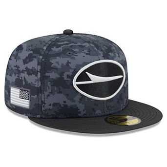 Men's New Era Black New York Jets 2026 Salute To Service 59FIFTY Fitted Hat