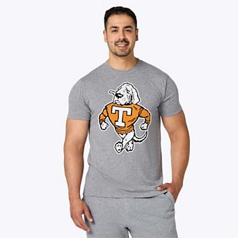 Unisex Homage Gray Tennessee Volunteers Vintage Smokey Tri-Blend T-Shirt