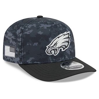 Youth New Era Black Philadelphia Eagles 2026 Salute To Service 9SEVENTY Adjustable Hat