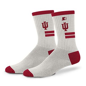 Unisex Starter Cream Indiana Hoosiers Premiere Cushioned Crew Socks