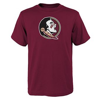 Youth Outerstuff Garnet Florida State Seminoles Primary Logo T-Shirt