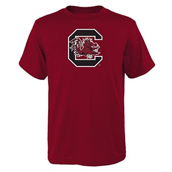 Youth Outerstuff Garnet South Carolina Gamecocks Primary Logo T-Shirt