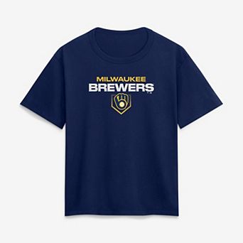Women's Fanatics Navy Milwaukee Brewers Legacy T-Shirt