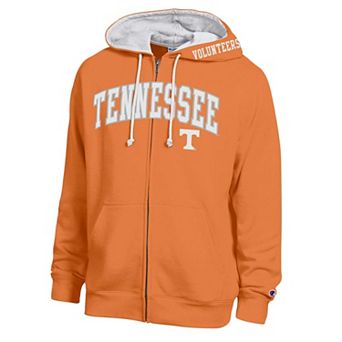 Men's Champion Tennessee Orange Tennessee Volunteers Arch Logo Full-Zip Fleece Hoodie