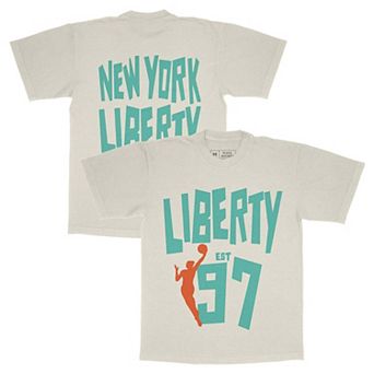 Unisex Playa Society Oatmeal New York Liberty Est T-Shirt