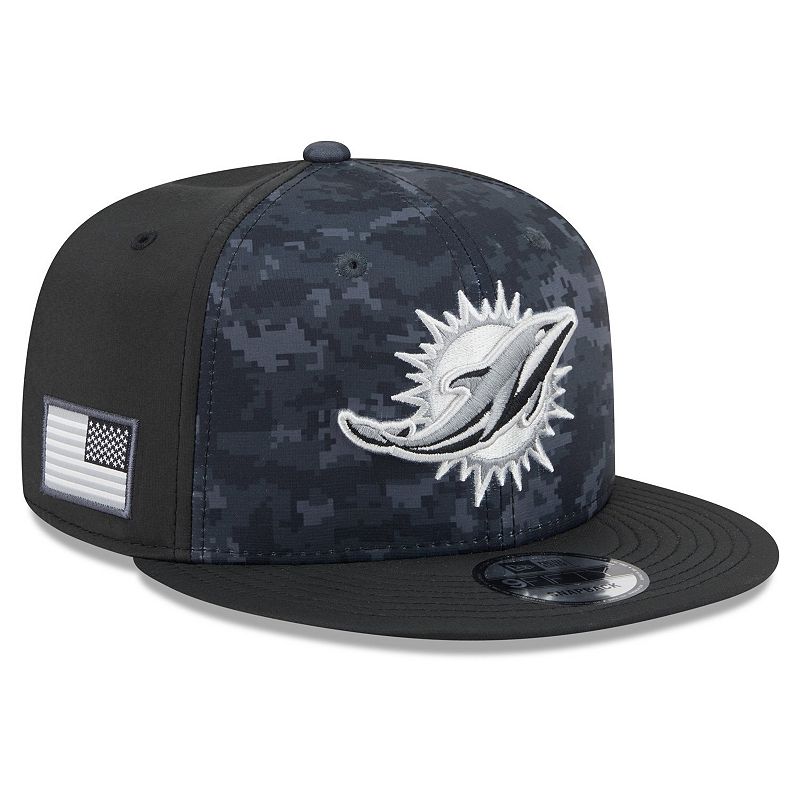 Men's New Era Black Miami Dolphins 2026 Salute To Service 9FIFTY ...