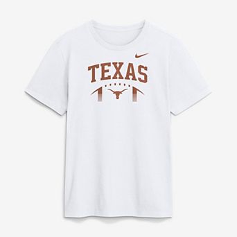 Men's Nike White Texas Longhorns Primetime Football Icon T-Shirt
