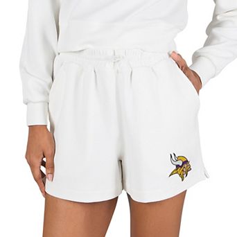 Women's Concepts Sport White Minnesota Vikings Kingston Knit Lounge Short