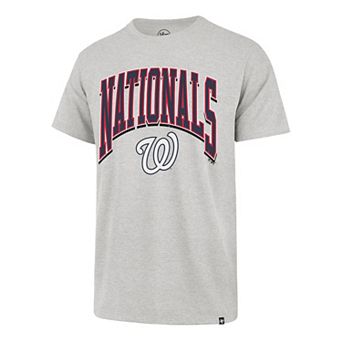 Men's '47 Gray Washington Nationals Walk Tall Franklin T-Shirt
