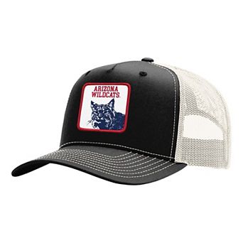 Unisex Uscape Apparel Black Arizona Wildcats Wild Side Patch Trucker Adjustable Hat