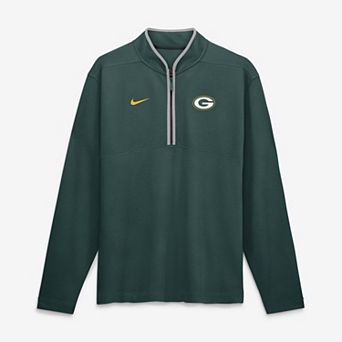 Men's Nike Green Green Bay Packers Dri-FIT Victory Half-Zip Pullover