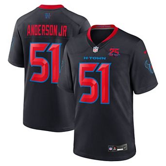 Men's Nike Will Anderson Jr. Navy Houston Texans Alternate 2 25th Season Game Jersey