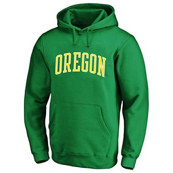 Men's Champion Green Oregon Ducks Arch Over Tackle Twill Hoodie