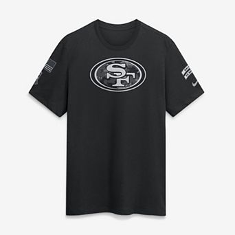 Men's Nike Black San Francisco 49ers 2026 Salute to Service Slub T-Shirt