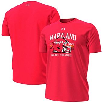 Men's Under Armour Red Maryland Terrapins Los Terps Performance T-Shirt