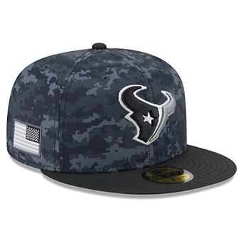 Men's New Era Black Houston Texans 2026 Salute To Service 59FIFTY Fitted Hat