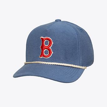 Men's Mitchell & Ness Navy Boston Red Sox Heritage Hues French Terry Snapback Hat
