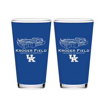 Indigo Falls Kentucky Wildcats Core Stadium Pint Glass 2-Pack