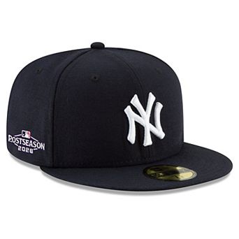 Men's New Era Navy New York Yankees 2026 MLB Postseason Side Patch 59FIFTY Fitted Hat