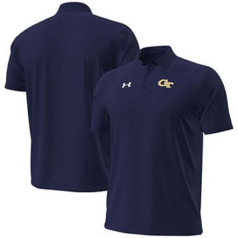 Men's Under Armour Navy Georgia Tech Yellow Jackets 2026 Sideline ArmourDry Polo