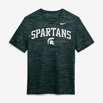 Men's Nike Green Michigan State Spartans Primetime Arch Logo Velocity Dri-FIT T-Shirt