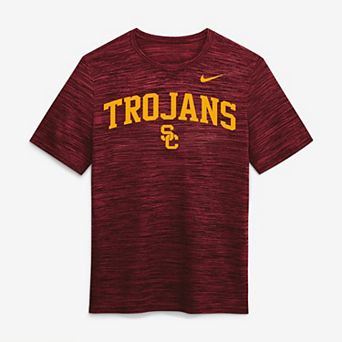 Men's Nike Cardinal USC Trojans Primetime Arch Logo Velocity Dri-FIT T-Shirt